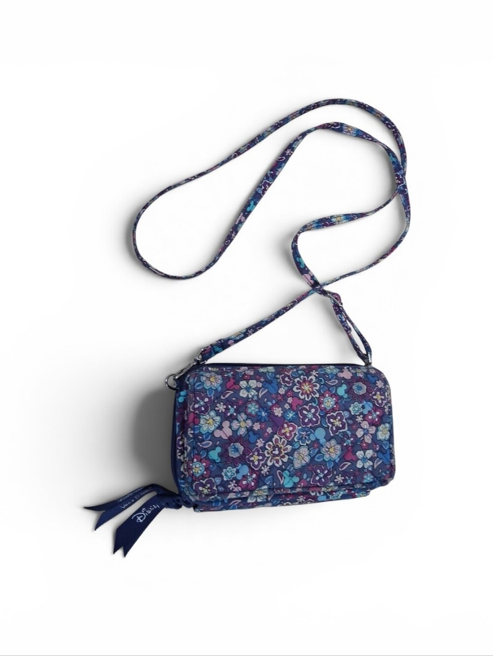 Vera Bradley x Disney triple compartment crossbody bag  "Mickey Ditsy" Purse